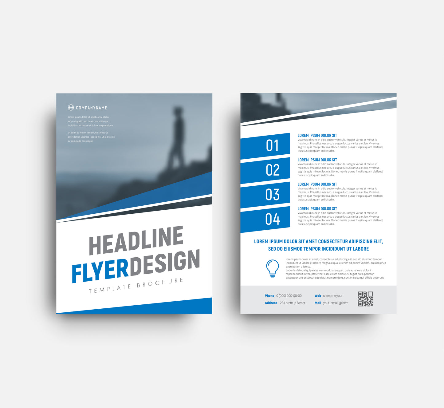 A4チラシデザイン(500枚 郵送納品)